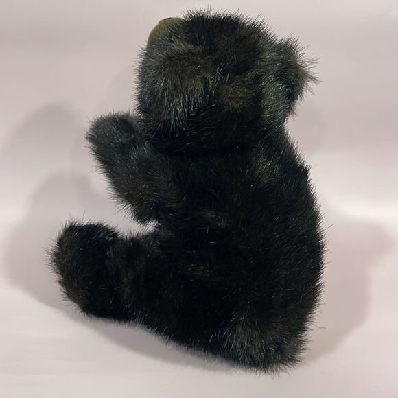 Vintage Russ Berrie Ontario Parks Black/Brown Ursa the Bear 10” Excellent Con… - Picture 3 of 10